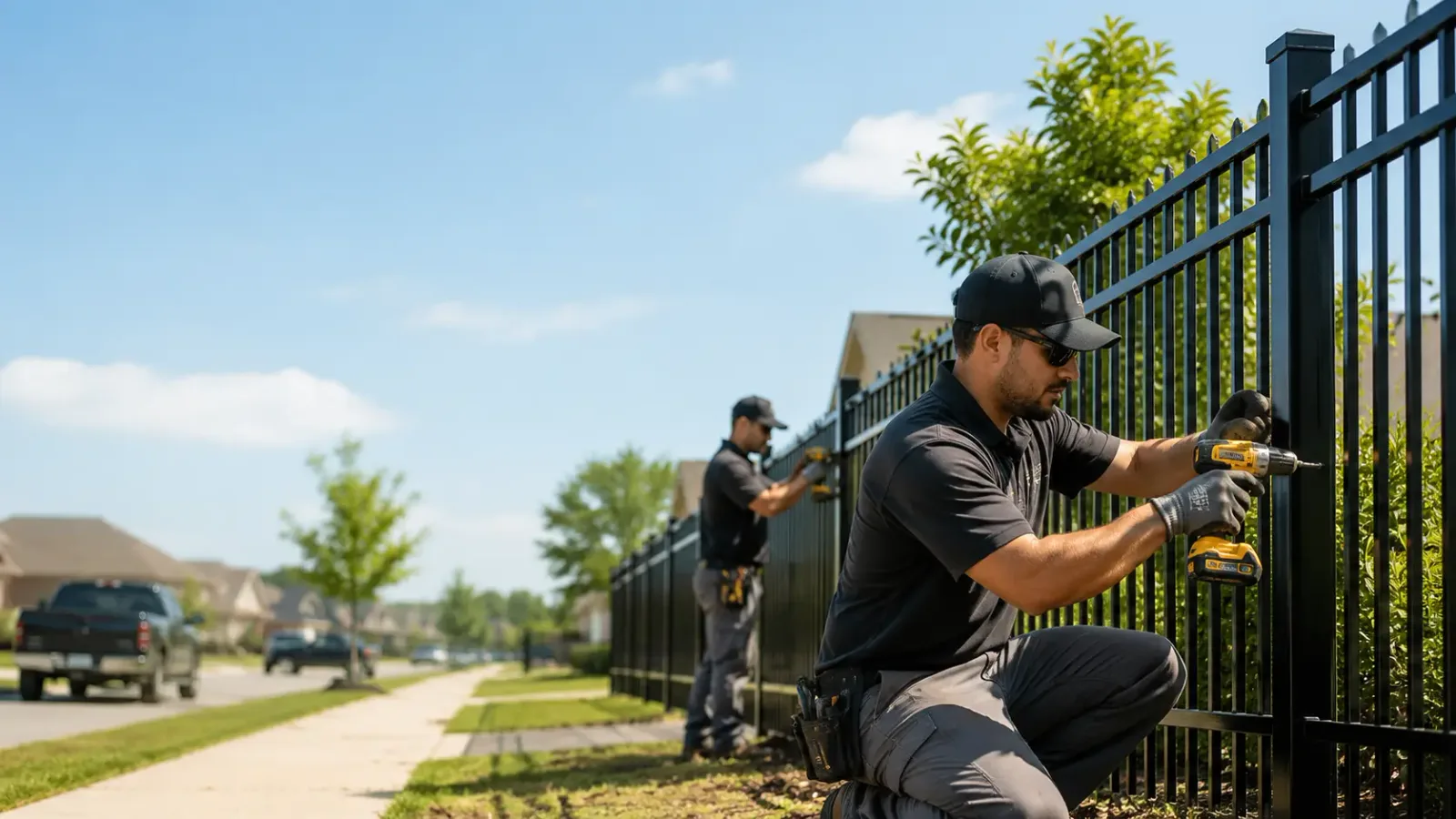 Metal Fence Installation in Thrall, TX
